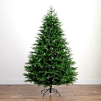 Nearly Natural 7 Foot Pre-Lit Multi-Function Lights Pine Christmas Tree