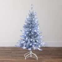 Nearly Natural 4 Foot Pre-Lit Pine Christmas Tree