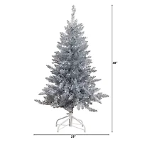 Nearly Natural 4 Foot Pre-Lit Pine Christmas Tree