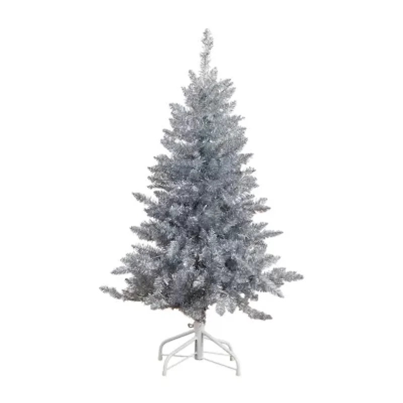 Nearly Natural 4 Foot Pre-Lit Pine Christmas Tree