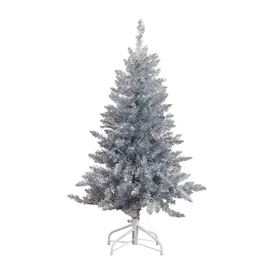 Nearly Natural 4 Foot Pre-Lit Pine Christmas Tree