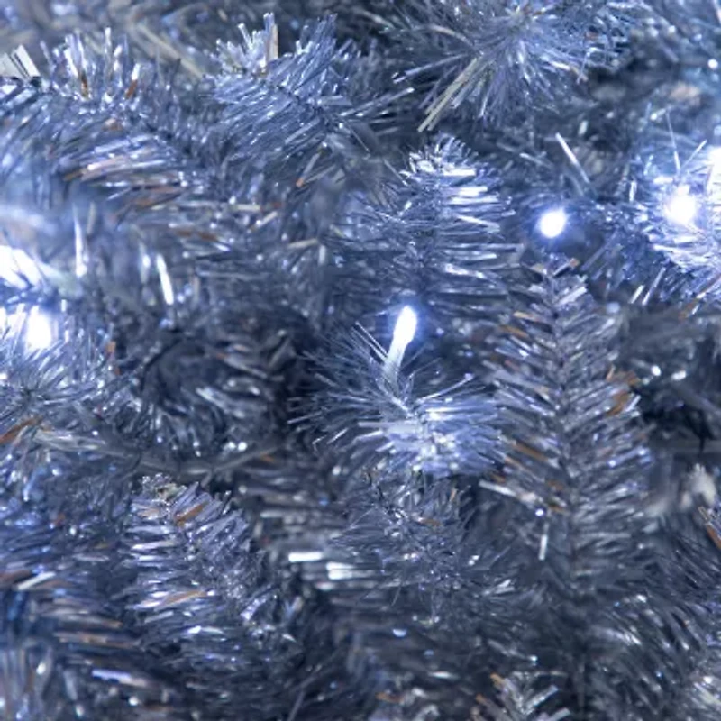 Nearly Natural 4 Foot Pre-Lit Pine Christmas Tree