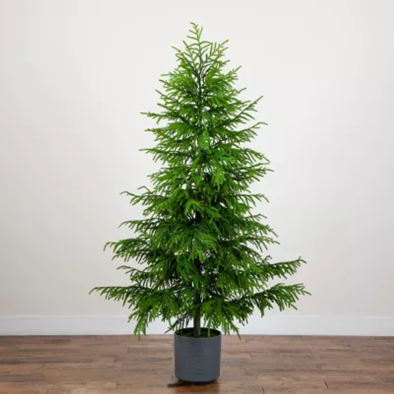 Nearly Natural 7 Foot Pine Christmas Tree