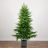 Nearly Natural 7 Foot Pine Christmas Tree