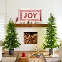 Nearly Natural 7 Foot Pine Christmas Tree