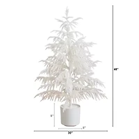 Nearly Natural 4 Foot Pine Christmas Tree