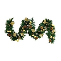 Nearly Natural Pre-Lit Wreath