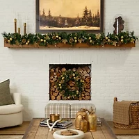 Nearly Natural Pre-Lit Wreath
