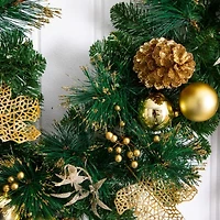 Nearly Natural Pre-Lit Wreath