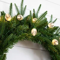 Nearly Natural Pre-Lit Wreath