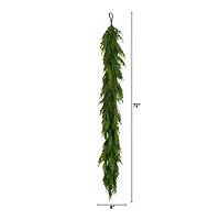 Nearly Natural 8ft Real Touch Wreath