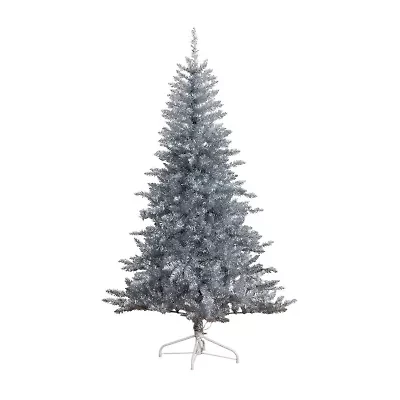Nearly Natural 6 Foot Pre-Lit Pine Christmas Tree