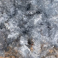 Nearly Natural 6 Foot Pre-Lit Pine Christmas Tree