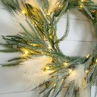 Nearly Natural Pre-Lit Wreath