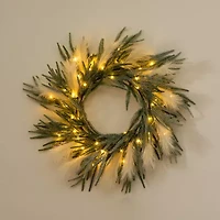 Nearly Natural Pre-Lit Wreath