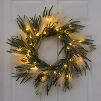 Nearly Natural Pre-Lit Wreath