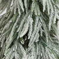 Nearly Natural 4 Foot Pre-Lit Flocked Pine Christmas Tree