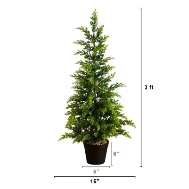 Nearly Natural 3 Foot Christmas Tree