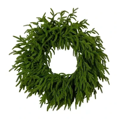 Nearly Natural Pre-Lit Wreath