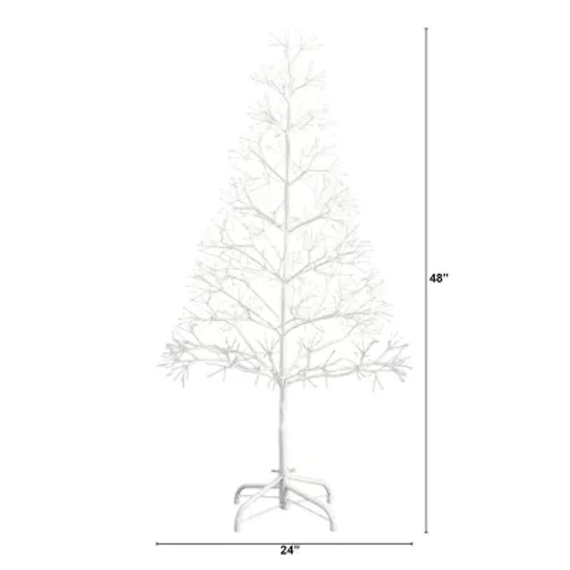 Nearly Natural 4 Foot Pre-Lit Christmas Tree