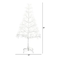 Nearly Natural 4 Foot Pre-Lit Christmas Tree