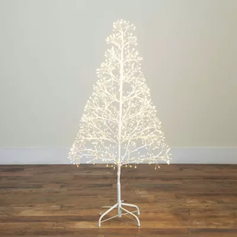 Nearly Natural 4 Foot Pre-Lit Christmas Tree