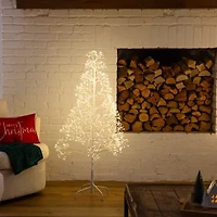 Nearly Natural 4 Foot Pre-Lit Christmas Tree