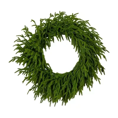 Nearly Natural Pre-Lit Wreath