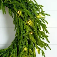 Nearly Natural Pre-Lit Wreath