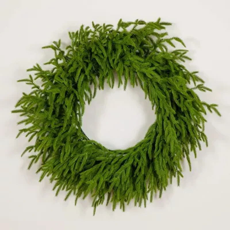 Nearly Natural Pre-Lit Wreath