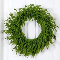 Nearly Natural Pre-Lit Wreath