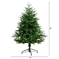 Nearly Natural 4 Foot Pre-Lit Multi-Function Lights Pine Christmas Tree