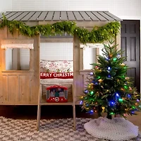 Nearly Natural 4 Foot Pre-Lit Multi-Function Lights Pine Christmas Tree