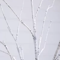 Nearly Natural 8 Foot Pre-Lit Birch Christmas Tree