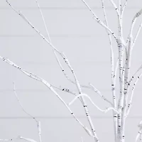 Nearly Natural 8 Foot Pre-Lit Birch Christmas Tree