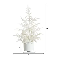 Nearly Natural 2 Foot Pine Christmas Tree