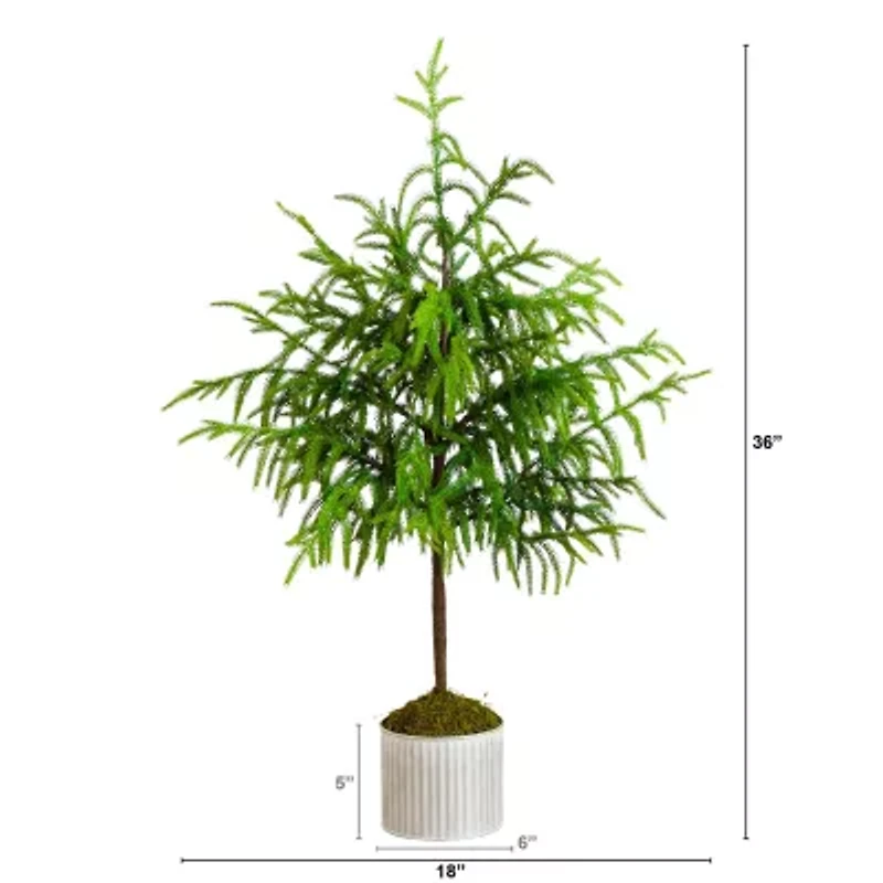 Nearly Natural 3 Foot Pine Christmas Tree