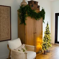 Nearly Natural 8ft Real Touch Wreath