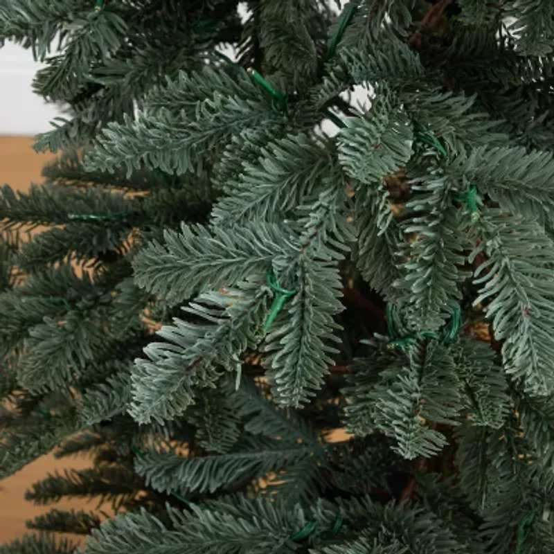 Nearly Natural 6 Foot Pre-Lit Pine Christmas Tree