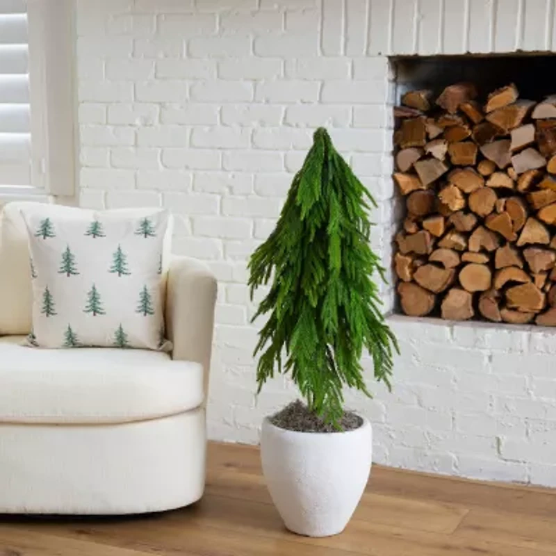 Nearly Natural 3 Foot Pine Christmas Tree
