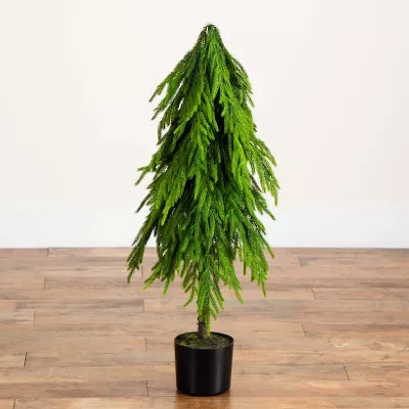 Nearly Natural 3 Foot Pine Christmas Tree