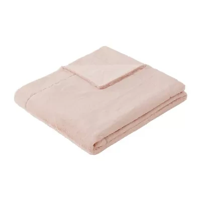 Royal Velvet Faux Fur Throw Gift Box Heavyweight