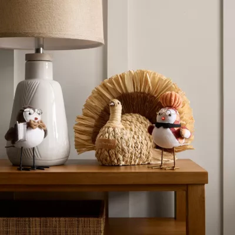 Linden Street Turkey Thanksgiving Tabletop Decor