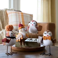 Linden Street Book And Smore Birds 2-pc. Thanksgiving Tabletop Decor