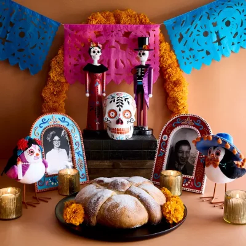 Layerings Day Of The Dead Birds 2-pc. Halloween Tabletop Decor