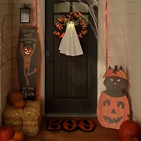 Layerings Coffin Halloween Porch Sign