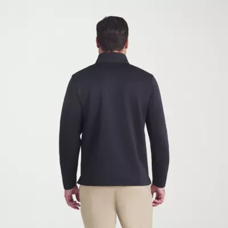 PUMA Mens Mock Neck Long Sleeve Active Quarter-Zip Pullover