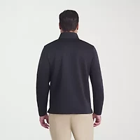 PUMA Mens Mock Neck Long Sleeve Active Quarter-Zip Pullover