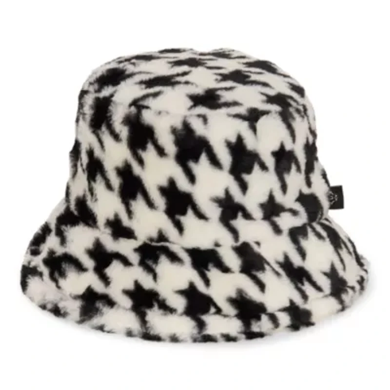 Nanette Lepore Fur Womens Bucket Hat