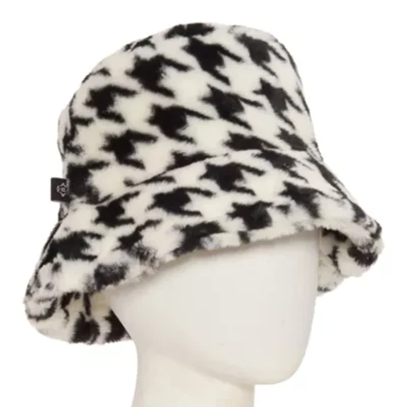 Nanette Lepore Fur Womens Bucket Hat